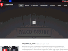 Tablet Screenshot of falcogroup.sk